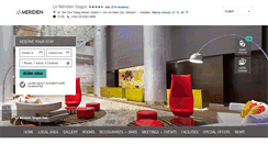 Desktop Screenshot of lemeridiensaigon.com